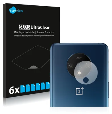 A product box for screen protectors is shown next to a smartphone.