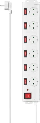 Zdjęcie produktu dla Listwa zasilająca Hama 00223159 przełącznik 6-drożny 14m ws