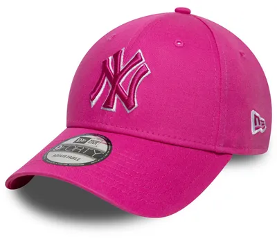 Produktbild von New Era MLB 9FORTY Team Outline Cap New York Yankees bright pink