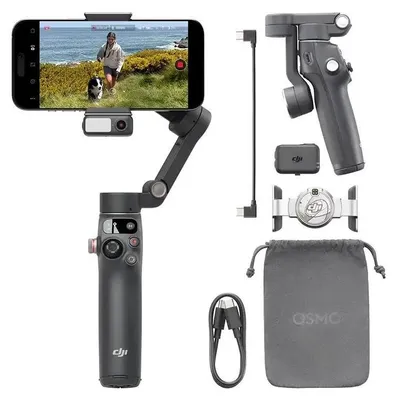 Obrázok produktu pre DJI OSMO MOBILE 7P, Stabilizátor pre kameru smartfónu, Čierna, 0,3 kg, 6,7 cm, 8,4 cm, -99 - 210°