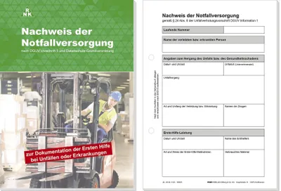 Zdjęcie produktu dla RNK Verlag 3124 RNK Verlag Block "Dowód opieki w nagłych wypadkach", DIN A5