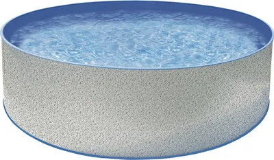 Zdjęcie produktu dla Basen Steinbach „New Splasher Secure” w stylu steinoptik, Ø 350 x 90 cm