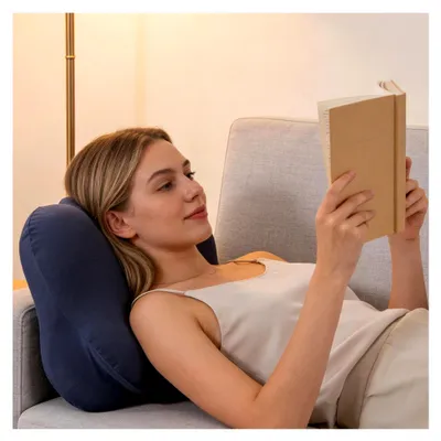 Produktbild von Zervikales Nackenkissen, Memory-Cloud-Form für ergonomische, atmungsaktive Unterstützung | Schlafkissen für Nackenunterstützung | Für tägliche Nutzung im Bett, beim Sitzen und Liegen, im Büro, auf Reisen