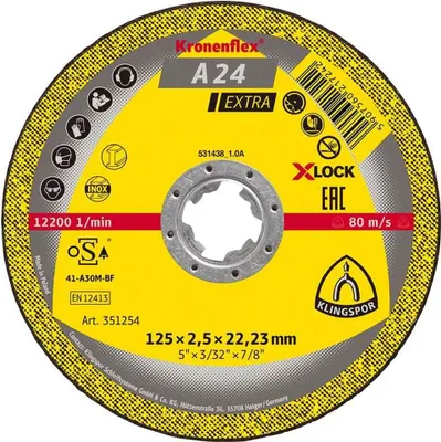 Produktbild von A 24 EX Trennscheiben X-LOCK, 115 x 2,5 x 22,23 mm gerade, 351255