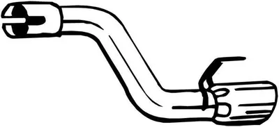 Produktbild von BOSAL Abgasrohr Auspuffrohr für OPEL ASTRA J Hinten 750-245