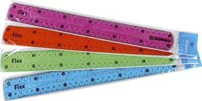Produktbild von Lineal transparent 30 cm sortiert