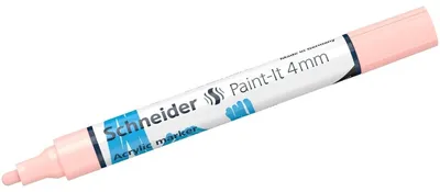 Immagine prodotto di Pennarello acrilico Schneider, Paint-It 310/320/330, colore:albicocca, larghezza linea:4 mm