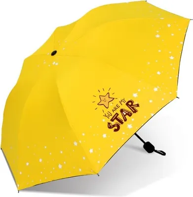 Image de Parapluie pliant Carla Mepheosis Yellow Taille unique