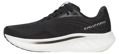 Produktbild von Saucony Ride 18 Herren Laufschuhe Schwarz/Weiß Gr. 40