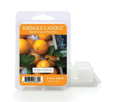 Productafbeelding van Kringle Candle geurkaars, waxinelichtjes, 6 stuks, geur: Iced Citrus