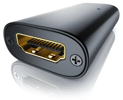 Produktbild von CSL - 4K HDMI 2.0b Extender Verstärker - HDMI Repeater Signalverstärker - UHD 2160p 60Hz - HDMI-Buchse zu HDMI-Buchse - Aluminium - bis zu max 20m Entfernung