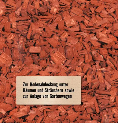 Produktbild von Holzdekor 10-40 mm FloraSelf rot 45 L