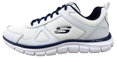 Immagine prodotto di Skechers scarpe da uomo stringate Sporty suola in gomma bianco