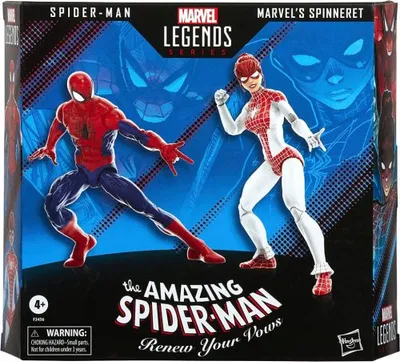 Produktbild von Marvel Legends Actionfiguren 2er-Pack 2022 Spider-Man & Marvel's Spinneret (15 cm)