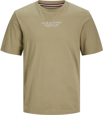 Produktbild von Jack & Jones Bluarchie Plus Size Kurzarm-t-shirt Beige 6XL Mann Beige 6XL