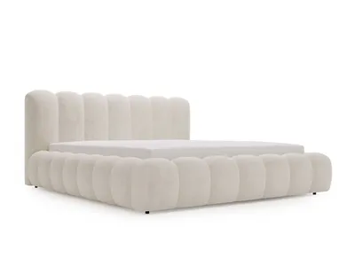 Produktbild von GrainGold Polsterbett Averia 140x200 cm - Bett 140x200, Polsterbett mit Bettkasten und Lattenrost - Beige (Royal 02)