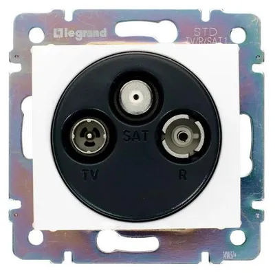 Produktbild von Legrand TV-Radio-SAT-Antennensteckdose Valena 774435, 3-fach, ultraweiß, 1 Stk.