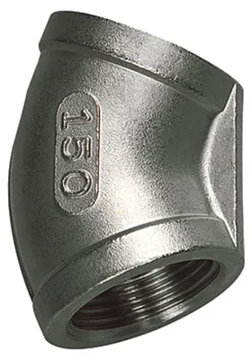 Produktbild von Riegler Winkelstück 45°, innen/innen, Rp 1/8, Edelstahl 1.4408