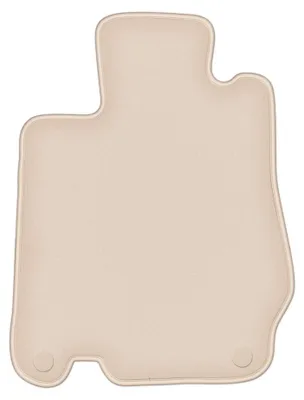 Produktbild von Fahrermatte Velours für Mercedes SL R230 2001-2011 (Roadster) – 1-tlg, Beige, passgenau – Wielganizator FORTUNA
