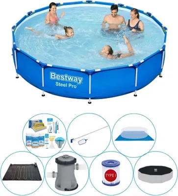 Obrázok produktu pre Súprava na bazén - Bestway Steel Pro 366x76 cm Rund