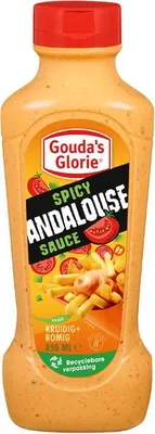 Image de Gouda's Glorie Sauce Andalouse 850ml crémeuse, épicée, polyvalente