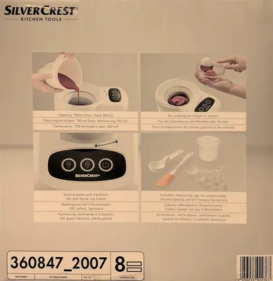 Produktbild von Kuchynské náradie SILVERCREST® Zmrzlinovač "SEM 90 C3", samochladiaci