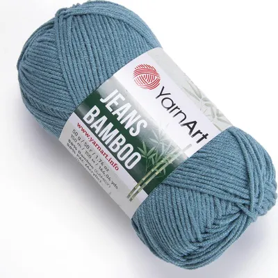 Produktbild von Yarn Art Jeans Bamboo 121 Reseda Green Strickgarn