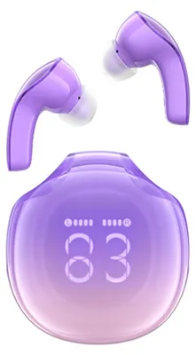 Produktbild von Acefast Wireless Kopfhörer T9 Bluetooth 5.3 In-Ear Loud Lila