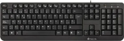 Obrázok produktu pre NGS FunkyV3, QWERTY, PT, Plná veľkosť (100 %), Kábel, USB, Membránový spínač kláves, QWERTY, Čierna