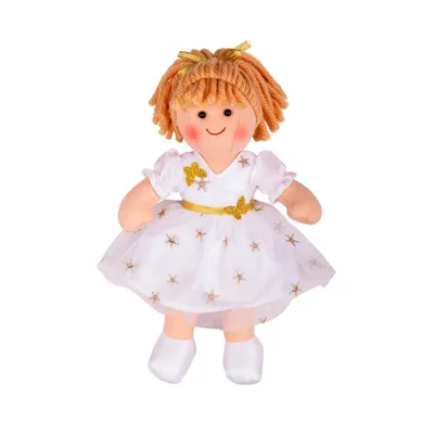 Produktbild von BigJigs weiche Kuschelpuppe Charlotte - Puppe 25 cm Textil