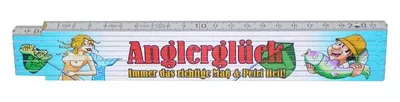Produktbild von Zollstock Anglerglück Petri Heil