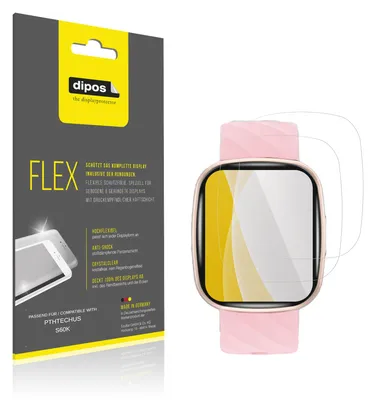Immagine prodotto di 2x Pellicola protettiva per PTHTECHUS S60K, rivestimento al 100%, Protezione dipos Flex