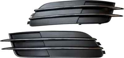 Obrázok produktu pre Mriežka nárazníka s krycím panelom CHROME STRIP LEFT + RIGHT pre Audi
