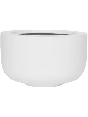 Obrázok produktu pre Hlinené kvetináče Kvetináč biely D 33cm H 20cm Otvorenie 25cm