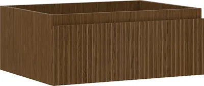 Immagine prodotto di Mexen Rivel mobiletto da bagno sotto lavabo 60 cm, 1 cassetto, scanalato, noce - 91A20-06023-1-BF86