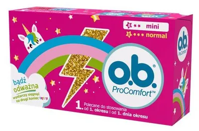 Produktbild von o.b. ProComfort Tampons Mini und Normal 16 Stück