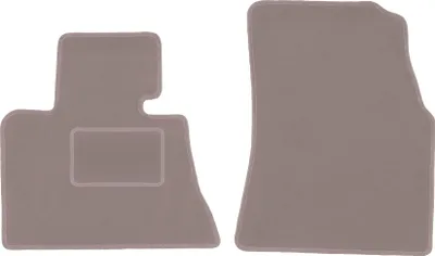 Image de Tapis de sol en velours pour BMW X5 E53 2WD (1999-2006) - tapis de sol avant LUX beige (2 pièces)