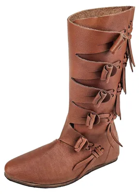 Produktbild von Wikinger Stiefel Jorvik braun mit Gummisohle 39