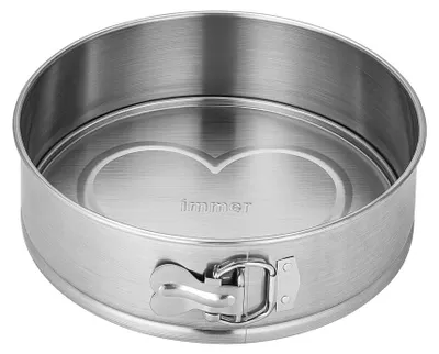 Springform Edelstahl 25 cm, unbeschichtet, PFAS-frei, rund