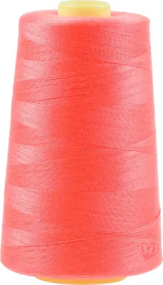 4572m Polyester Overlock Garn leuchtkoralle