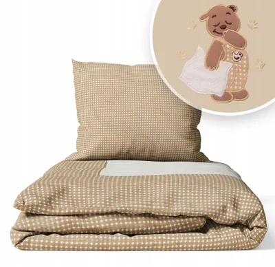 Immagine prodotto di Set Biancheria da Letto per Lettino 90 × 120 cm + Federa 40 × 60 cm – 100% Cotone per Neonato e Bambino