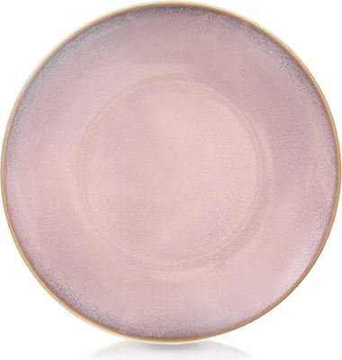 Produktbild von Keramik-Speiseteller, rosa, 27 cm, spülmaschinenfest