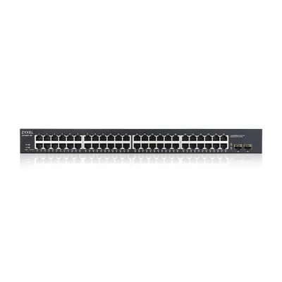 Produktbild von Zyxel GS1900-48 - Switch - Smart - 48 x 10/100/1000 + 2 x Gigabit SFP - Desktop, an Rack montierbar, wandmontierbar