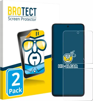 Produktbild von 2x Für Honor Magic V Flip 2 Schutzfolie BROTECT Displayschutz Display Schutz Folie Klar Transparent
