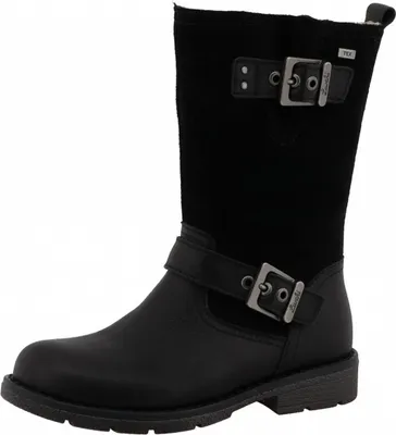 Produktbild von Lurchi Kinderschuhe Mädchen Schaftstiefel Schwarz Freizeit, Schuhgröße:34 EU