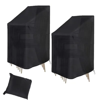 Obrázek produktu pro Omgoods - Ochranný obal na zahradní židle, vodotěsný a odolný proti UV záření, rozměry 75 x 75 x 120 cm