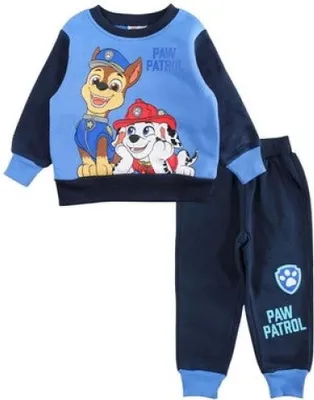 Produktbild von Paw Patrol Jungen Sportanzug Trainingsanzug Jogginganzug Hose Pullover – Blau / 116