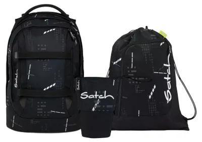 Produktbild von Satch, Schulrucksack-Set PACK Ninja Matrix 3-teilig, ab 5. Klasse
