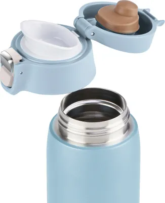 Obrázok produktu pre emsa izolovaná fľaša na pitie LIGHT MUG, 0,4 l, ľadovo modrá 100% nepriepustná, tenký a ľahký tvar, len 193 g, - 1 kus (N2151800)