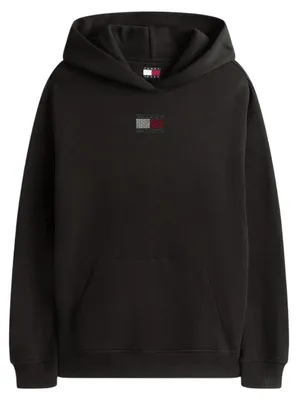Produktbild von Tommy Jeans - Kapuzenpullover für Damen, Baumwolle, Regulär GT20952 (40 DE) (Schwarz)